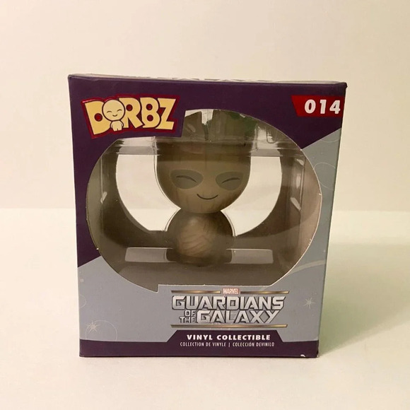 Dorbz  Marvel Guardians of the Galaxy Groot Vinyl Collectible 4 Inch Tall Figure - Picture 1 of 15
